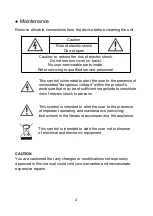 Предварительный просмотр 4 страницы Krautli RVA 480HDWR Operating Instructions Manual