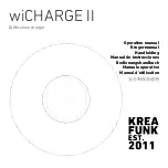 KREAFUNK wiCHARGE II Operation Manual предпросмотр