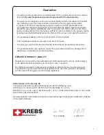 Preview for 7 page of KREBS hotCHOC Operating Instructions Manual