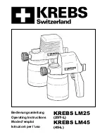 Предварительный просмотр 1 страницы KREBS LM25 (K25T-L) Operating Instructions Manual