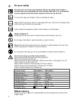 Предварительный просмотр 6 страницы KREBS LM25 (K25T-L) Operating Instructions Manual