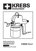 KREBS Tex-2 Operating Instructions Manual preview