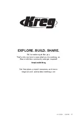 Preview for 10 page of Kreg 500 Series Owner'S Manual