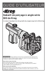 Предварительный просмотр 11 страницы Kreg 500 Series Owner'S Manual