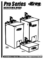 Kreg DK1100 FE Instruction Manual preview