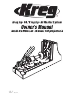 Kreg Jig K4 Owner'S Manual preview