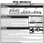 Preview for 1 page of Kreg MINI KREG JIG Quick Start Manual