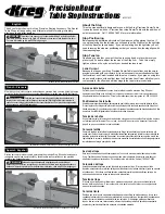 Kreg PRS7850 Instructions preview