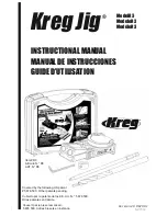 Kreg r3 Instructional Manual preview