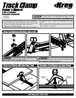 Preview for 1 page of Kreg Track Clamp Owner'S Manual