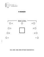 Krell Industries KSA-100S Owner'S Reference Manual preview