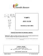 Preview for 61 page of Kremlin-Rexson EOS 15-C50 Installation And Safety Instructions