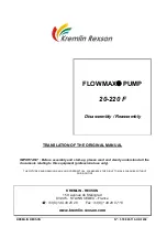 Предварительный просмотр 1 страницы Kremlin-Rexson FLOWMAX 20-220 F Disassembly/Reassembly