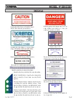 Предварительный просмотр 7 страницы Krendl 1300 Owner'S Manual