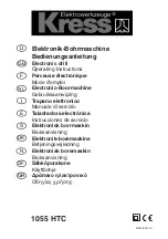 Preview for 1 page of KRESS 1055 HTC Operating Instructions Manual