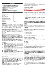 Preview for 16 page of KRESS 1055 HTC Operating Instructions Manual