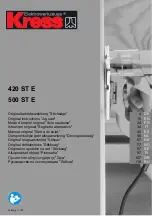 Предварительный просмотр 2 страницы KRESS 420 ST E Original Instructions Manual