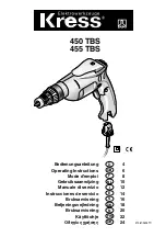 KRESS 450 TBS Operating Instructions Manual preview