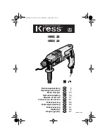 KRESS HME 20 Operating Instructions Manual preview
