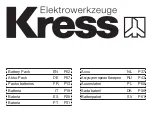 KRESS KAD21 Manual preview