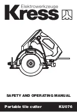 KRESS KU076 Safety And Operating Manual preview