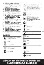 Предварительный просмотр 5 страницы KRESS KUC35 Safety And Operating Manual