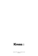 Preview for 12 page of KRESS KUE01 Safety And Operating Manual