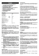 Preview for 4 page of KRESS SBLR 2480 Operating Instructions Manual