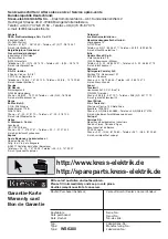 Preview for 30 page of KRESS WS 6380 Operating Instructions Manual