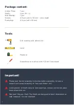 Preview for 2 page of KRIBEN Air SMALL+ Assembly Instruction Manual