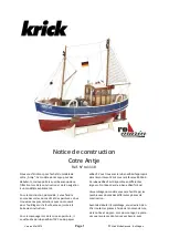 Preview for 56 page of Krick Fishing Cutter Antje Building Instructions