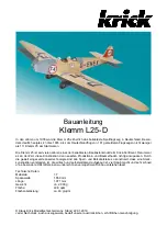 Preview for 1 page of Krick Klemm L25-D Assembly Instructions Manual