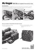 Kriega OS-32 Fitting Instructions preview