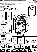 Kring Lower kitchen body Assembly Instructions предпросмотр