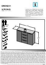 Предварительный просмотр 1 страницы Kring OREK231 Assembling Instruction