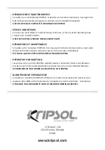 Preview for 8 page of Kripsol AK Evo Series User Manual