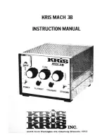 Kris Mach 3b Instruction Manual предпросмотр