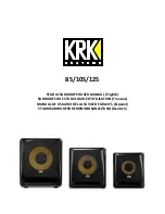 Preview for 1 page of KRK 10S User Manual