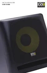 Preview for 1 page of KRK 10S2 User Manual