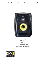 Предварительный просмотр 1 страницы KRK EXPOSE E8B User Manual