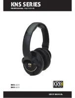 Preview for 1 page of KRK KNS KNS6400 User Manual