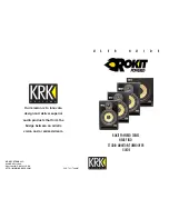 KRK ROKIT POWERED SERIES User Manual предпросмотр