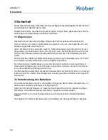 Preview for 10 page of Krober aeroplus 5 Instructions For Use Manual