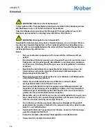 Preview for 12 page of Krober aeroplus 5 Instructions For Use Manual