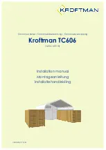 Preview for 1 page of KROFTMAN TC606 Installation Manual