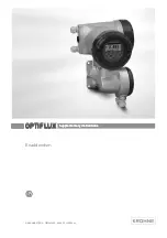 KROHNE OPTIFLUX 2000 Supplementary Instructions Manual предпросмотр