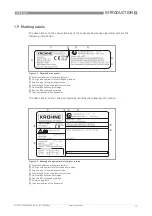 Preview for 17 page of KROHNE OPTIFLUX 2000 Supplementary Instructions Manual