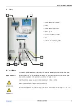 Preview for 6 page of KROHNE OPTISENS AAM 1050 Installation And Operating Instructions Manual