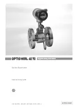 Preview for 1 page of KROHNE OPTISWIRL 4070 Supplementary Instructions Manual