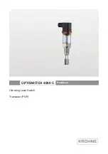 Предварительный просмотр 1 страницы KROHNE OPTISWITCH 4000 C Handbook